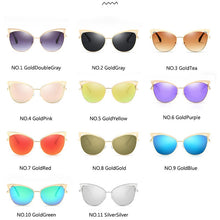 Load image into Gallery viewer, LeonLion  Women 2023 Sunglasses Women Vintage Metal  Cateye Glasses Retro Oculos De Sol Feminino