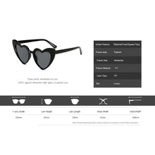 Load image into Gallery viewer, LeonLion Love Heart Sunglasses Women  Eyeglasses Vintage Metal Hinge Glasses Women Retro Eyewear Shades For Women