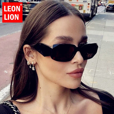 LeonLion  Brand Sunglasses Women 2023 Square Glasses For Women/Men Vintage Eyewear Women Oval Female Elegant Shades UV400