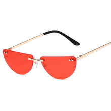 Load image into Gallery viewer, LeonLion  Brand Sunglasses Women Half Frames Rimless Eyeglasses Women/Men Vintage Glasses Women Gafas De Sol Mujer 2023