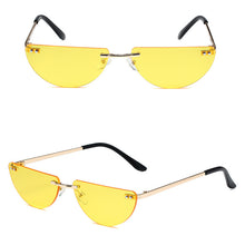 Load image into Gallery viewer, LeonLion  Brand Sunglasses Women Half Frames Rimless Eyeglasses Women/Men Vintage Glasses Women Gafas De Sol Mujer 2023