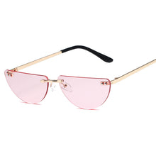 Load image into Gallery viewer, LeonLion  Brand Sunglasses Women Half Frames Rimless Eyeglasses Women/Men Vintage Glasses Women Gafas De Sol Mujer 2023