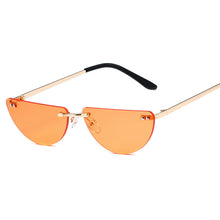 Load image into Gallery viewer, LeonLion  Brand Sunglasses Women Half Frames Rimless Eyeglasses Women/Men Vintage Glasses Women Gafas De Sol Mujer 2023