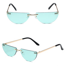 Load image into Gallery viewer, LeonLion  Brand Sunglasses Women Half Frames Rimless Eyeglasses Women/Men Vintage Glasses Women Gafas De Sol Mujer 2023