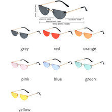 Load image into Gallery viewer, LeonLion  Brand Sunglasses Women Half Frames Rimless Eyeglasses Women/Men Vintage Glasses Women Gafas De Sol Mujer 2023