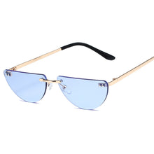 Load image into Gallery viewer, LeonLion  Brand Sunglasses Women Half Frames Rimless Eyeglasses Women/Men Vintage Glasses Women Gafas De Sol Mujer 2023
