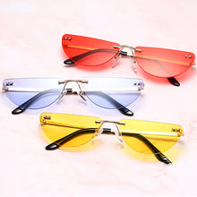 Load image into Gallery viewer, LeonLion  Brand Sunglasses Women Half Frames Rimless Eyeglasses Women/Men Vintage Glasses Women Gafas De Sol Mujer 2023