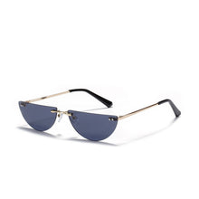 Load image into Gallery viewer, LeonLion  Brand Sunglasses Women Half Frames Rimless Eyeglasses Women/Men Vintage Glasses Women Gafas De Sol Mujer 2023