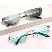 Load image into Gallery viewer, LeonLion  Brand Sunglasses Women Half Frames Rimless Eyeglasses Women/Men Vintage Glasses Women Gafas De Sol Mujer 2023