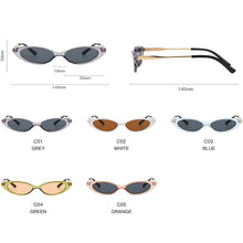 Carica l&#39;immagine nel visualizzatore di Gallery, LeonLion  Cat Eye Women Sunglasses 2023 Small Brand Glasses Women/Men Metal Eyeglasses Women Cateye Gafas De Sol Hombre