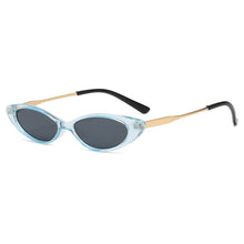 Carica l&#39;immagine nel visualizzatore di Gallery, LeonLion  Cat Eye Women Sunglasses 2023 Small Brand Glasses Women/Men Metal Eyeglasses Women Cateye Gafas De Sol Hombre