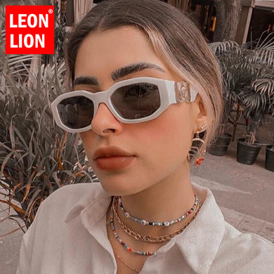 LeonLion  Retro Sunglasses Women Brand Designer Glasses Men/Women Cateye Retro Eyewear Women Vintage Lentes De Sol Mujer