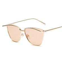 Load image into Gallery viewer, LeonLion  2023 Cateye Sunglasses Women Metal Vintage  Eyeglasses Mirror Retro Oculos De Sol Feminino UV400