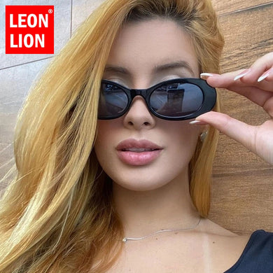 LeonLion Oval Sunglasses Women 2023 Vintage Sun Glasses Women Retro Eyewear Women/Men Brand Designer  Gafas De Mujer UV400