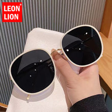 Load image into Gallery viewer, LeonLion Oval Sunglasses Women Oversized Eyeglasses For Women/Men Metal  Glasses Women Round Gafas De Sol Mujer 2023