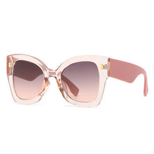 Load image into Gallery viewer, LeonLion Oversized Cateye Sunglasses Women 2023  Brand Eyewear Graident Elegant Sun Glasses Female Square Black Shades