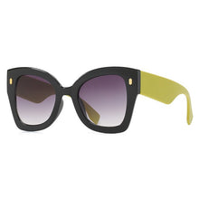 Load image into Gallery viewer, LeonLion Oversized Cateye Sunglasses Women 2023  Brand Eyewear Graident Elegant Sun Glasses Female Square Black Shades