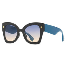 Load image into Gallery viewer, LeonLion Oversized Cateye Sunglasses Women 2023  Brand Eyewear Graident Elegant Sun Glasses Female Square Black Shades