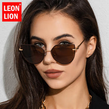 Load image into Gallery viewer, LeonLion Oversized Cateye Sunglasses Women  Brand Glasses Women/Men Gradient Eyewear Women Metal Gafas De Sol Mujer 2023