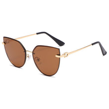 Load image into Gallery viewer, LeonLion Oversized Cateye Sunglasses Women  Brand Glasses Women/Men Gradient Eyewear Women Metal Gafas De Sol Mujer 2023