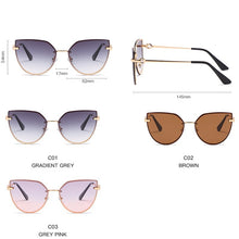 Load image into Gallery viewer, LeonLion Oversized Cateye Sunglasses Women  Brand Glasses Women/Men Gradient Eyewear Women Metal Gafas De Sol Mujer 2023