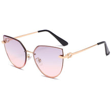 Load image into Gallery viewer, LeonLion Oversized Cateye Sunglasses Women  Brand Glasses Women/Men Gradient Eyewear Women Metal Gafas De Sol Mujer 2023