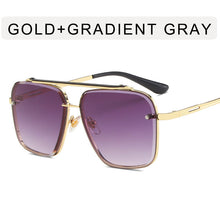 Load image into Gallery viewer, LeonLion Oversized Rimless Sunglasses Women Retro Eyeglasses for Men/Women  Brand Glasses Women Mirror Lentes De Sol Mujer