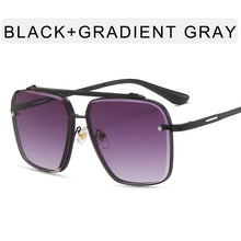 Load image into Gallery viewer, LeonLion Oversized Rimless Sunglasses Women Retro Eyeglasses for Men/Women  Brand Glasses Women Mirror Lentes De Sol Mujer