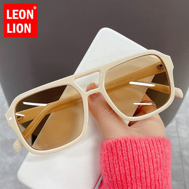LeonLion Oversized Square Sunglasses Women Brand Designer Vintage Eyewear for Women/Men  Glasses Women Oculos De Sol 2023
