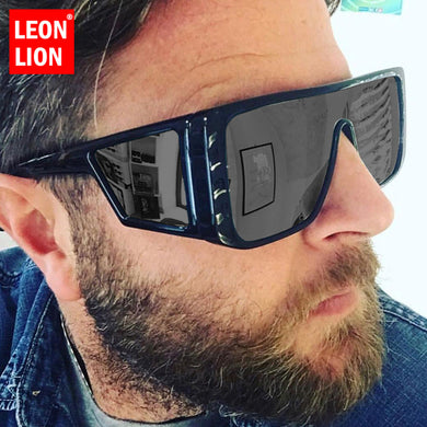 LeonLion Oversized Sunglasses Men 2023 Square Sun Glasses For Men/Women Vintage Eyeglasses Men  Oculos De Sol Feminino