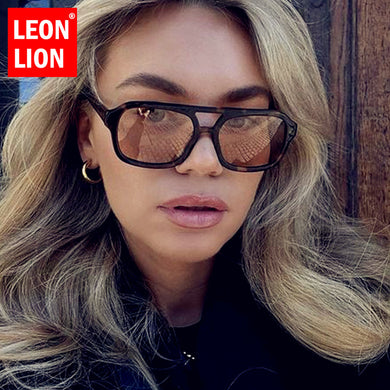 LeonLion Oversized Vintage Sunglasses Women Brand Designer Eyewear for Women/Men  Glasses Women  Oculos De Sol 2023
