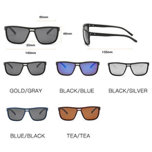 Load image into Gallery viewer, LeonLion Polarized Retro Sunglasses Men Square Glasses Men Vintage Eyeglasses For Men/Women  Lunette De Soleil Homme