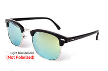 Load image into Gallery viewer, LeonLion  Polarized Semi-Rimless Sunglasses Women/Men Polarized UV400 Classic Brand Designer Retro Oculos De Sol Gafas