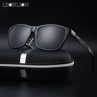 LeonLion Polarized Sunglasses Men/Women Aluminum-Magnesium Alloy Brand Designer Sun Glasses Classic Retro Outdoor Glasses