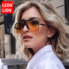 Load image into Gallery viewer, LeonLion Punk Women Sunglasses Oversized Sun Glasses For Women 2023 Eyewear Brand Designer Sunglasses Retro Men Goggles
