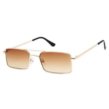 Load image into Gallery viewer, LeonLion Rectangle Sunglasses Women 2023 Retro Eyeglasses for Women/Men Metal Glasses Women Mirror  Gafas De Sol Mujer