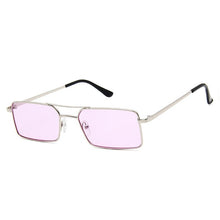 Load image into Gallery viewer, LeonLion Rectangle Sunglasses Women 2023 Retro Eyeglasses for Women/Men Metal Glasses Women Mirror  Gafas De Sol Mujer