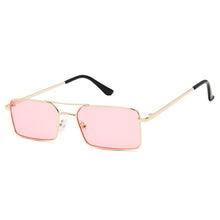 Load image into Gallery viewer, LeonLion Rectangle Sunglasses Women 2023 Retro Eyeglasses for Women/Men Metal Glasses Women Mirror  Gafas De Sol Mujer