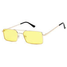 Load image into Gallery viewer, LeonLion Rectangle Sunglasses Women 2023 Retro Eyeglasses for Women/Men Metal Glasses Women Mirror  Gafas De Sol Mujer