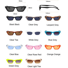 Load image into Gallery viewer, LeonLion Retro Cat Eye Sunglasses Women Trendy 2023 Brand Designer Glasses Women Small Vintage Rectangle Sun Glasses Female
