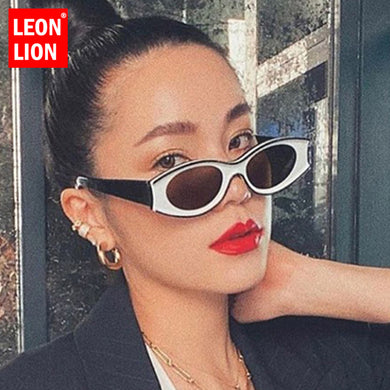 LeonLion Retro Cateye Sunglasses Women Vintage Sun Glasses for Women/Men Brand  Eyeglasses Women/Men Small Gafas De Sol