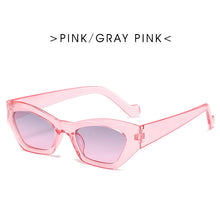 Load image into Gallery viewer, LeonLion Retro Cateye Women Sunglasses Irregular Sunglasses Women 2023 Brand Sunglasses For Women Small Frame Okulary