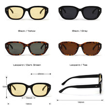 Load image into Gallery viewer, LeonLion Retro Polygon Sunglasses Women Cat Eye Eyewear for Women/Men Decoration Leopard Glasses Women Square Gafas De Sol Mujer