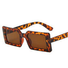 Load image into Gallery viewer, LeonLion Retro Rectangle Sunglasses Women  Glasses for Women/Men Vintage Square Eyeglasses Women Mirror Oculos De Sol