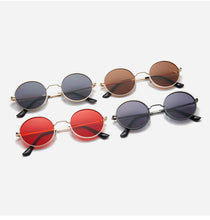 Load image into Gallery viewer, LeonLion Retro Round Sunglasses Men Designer Glasses Men/Women Punk Eyeglasses Shades for Women Mirror Lentes De Sol Mujer 2023