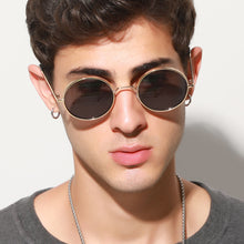 Load image into Gallery viewer, LeonLion Retro Round Sunglasses Men Designer Glasses Men/Women Punk Eyeglasses Shades for Women Mirror Lentes De Sol Mujer 2023
