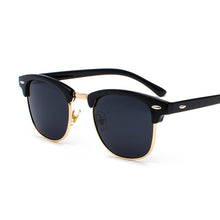 Load image into Gallery viewer, LeonLion Retro Semi-Rimless Sunglasses Men 2023 Glasses Women/Men  Brand Glasses Men Rimless Lunette Soleil Femme uv400