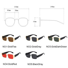 Load image into Gallery viewer, LeonLion Retro Sunglasses Men 2023 Rectangle Eyeglasses Men Brand Designer Glasses Women  Vintage Oculos De Sol Feminino
