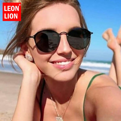 LeonLion Retro Sunglasses Women 2023 Brand Designer Eyeglasses for Women/Men Vintage Glasses Women  Oculos De Sol Feminino