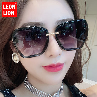 LeonLion Retro Sunglasses Women  Vintage Sunglasses Women Brand Designer Glasses  For Women/Men  Oculos De Sol